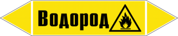Маркировка трубопровода "водород" (пленка, 358х74 мм) - Маркировка трубопроводов - Маркировки трубопроводов "ГАЗ" - Магазин охраны труда и техники безопасности stroiplakat.ru
